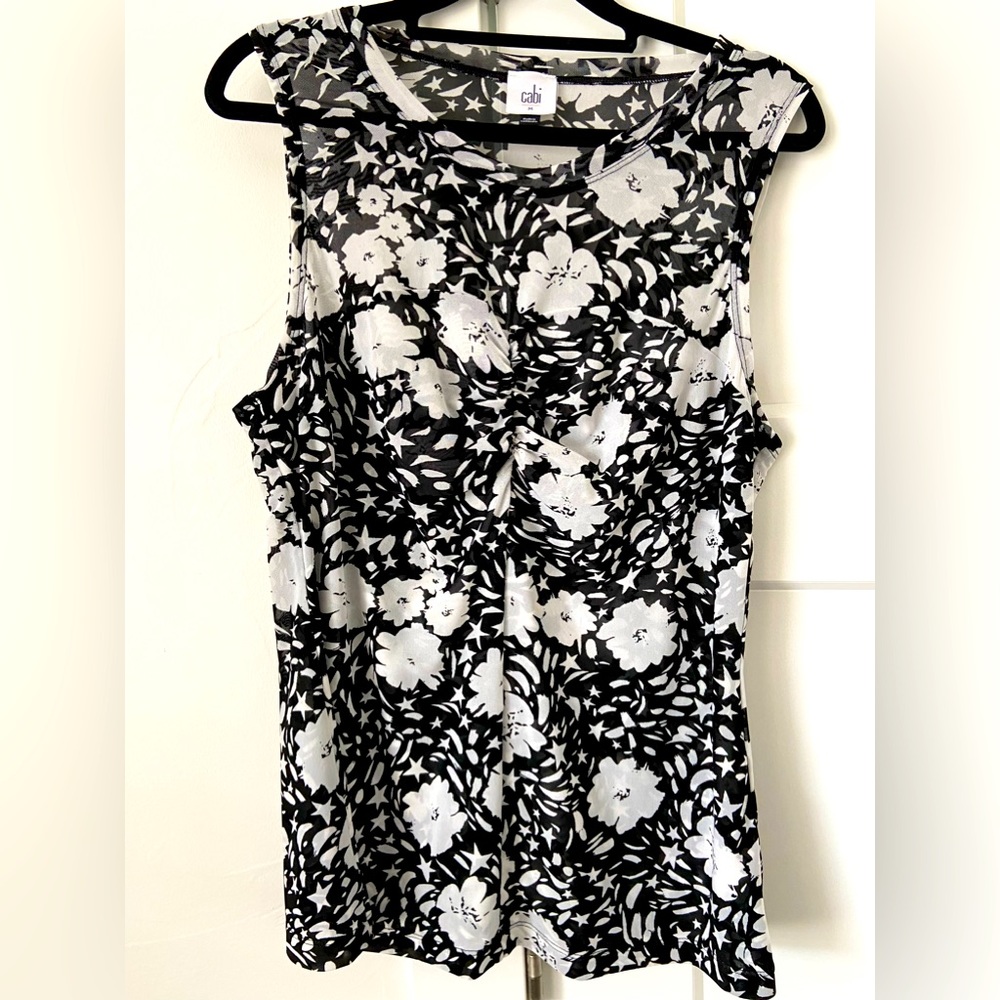 cabi Flower Burst Top